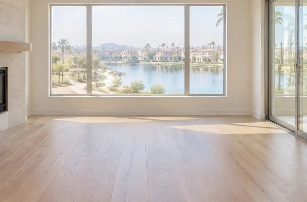 Illustration: a hardwood floor in a typical EastLake home